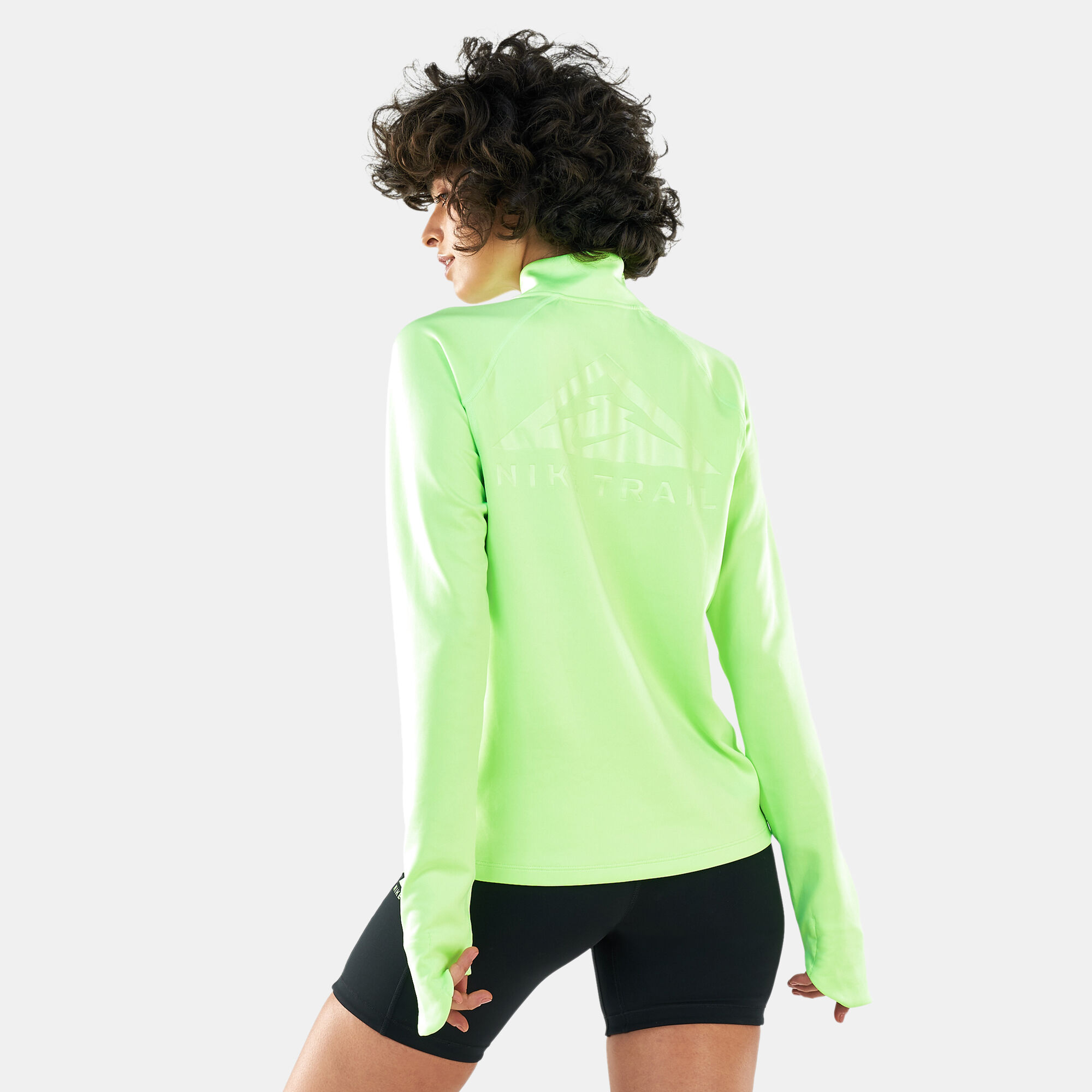 Women s Dri FIT Element Trail Midlayer T Shirt Green Nike in Kuwait SSS