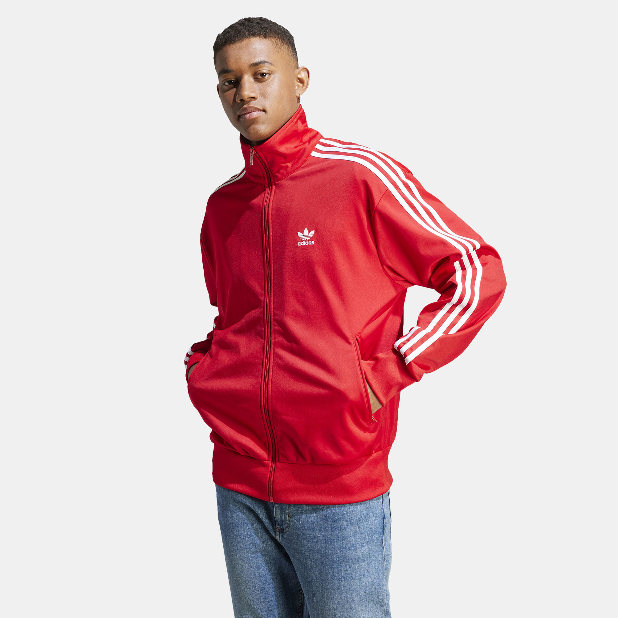 Men s Adicolor Classics Firebird Track Jacket Red adidas Originals in Kuwait SSS