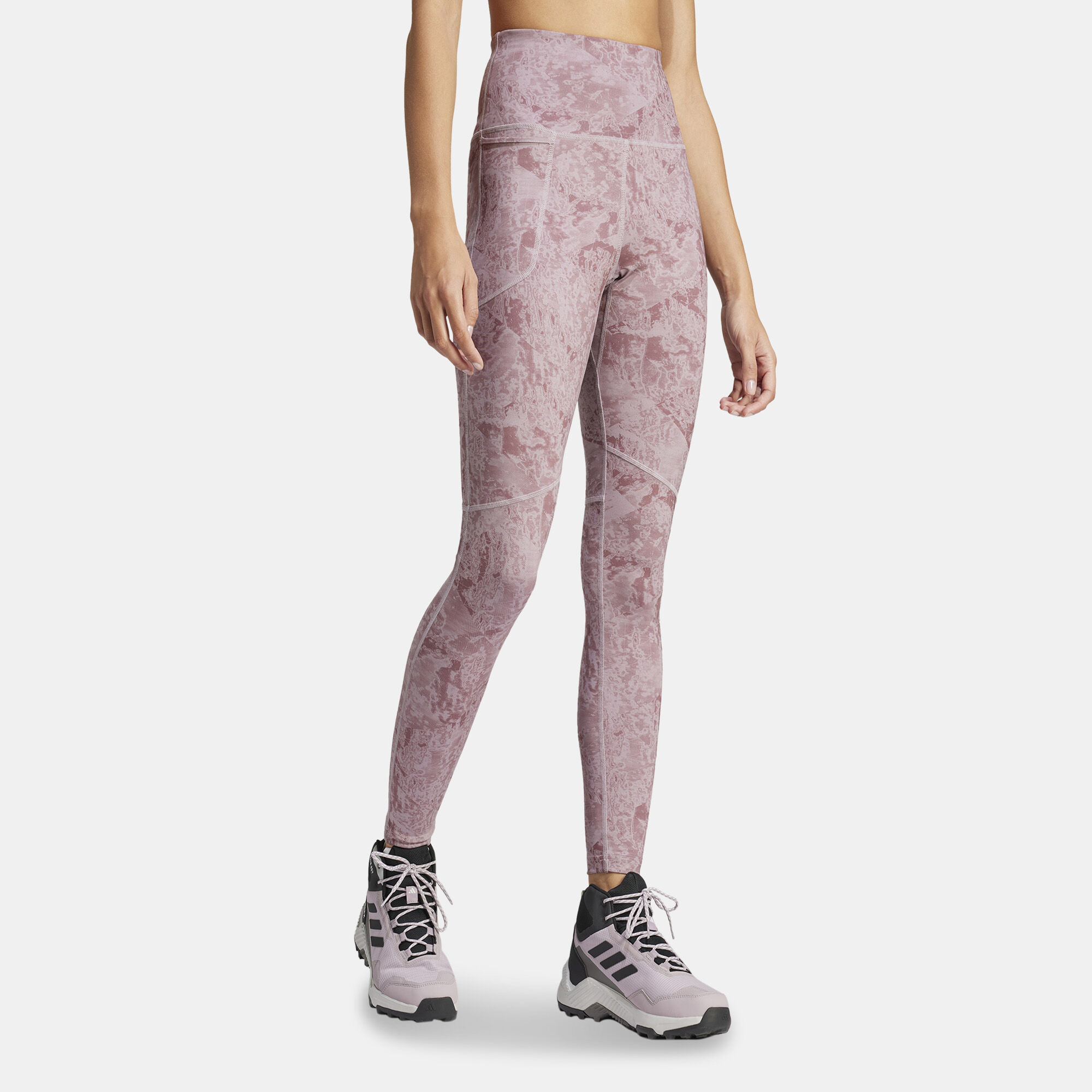 Women s Terrex Printed Leggings Yellow adidas in Kuwait SSS