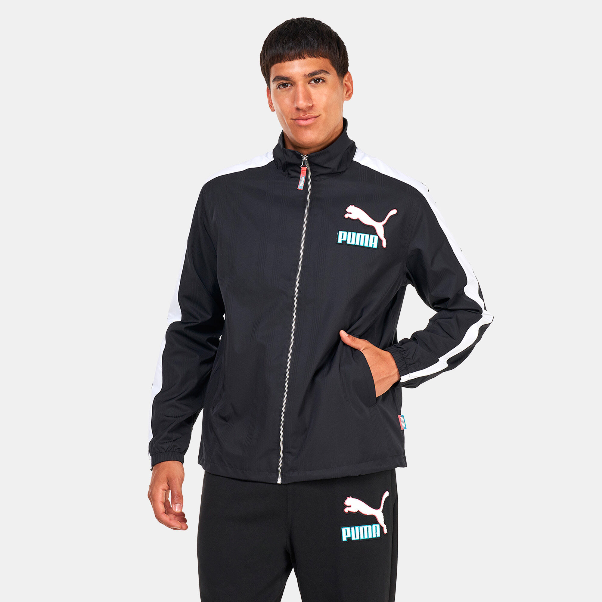 Men s T7 Fandom Track Jacket Black PUMA in Kuwait SSS