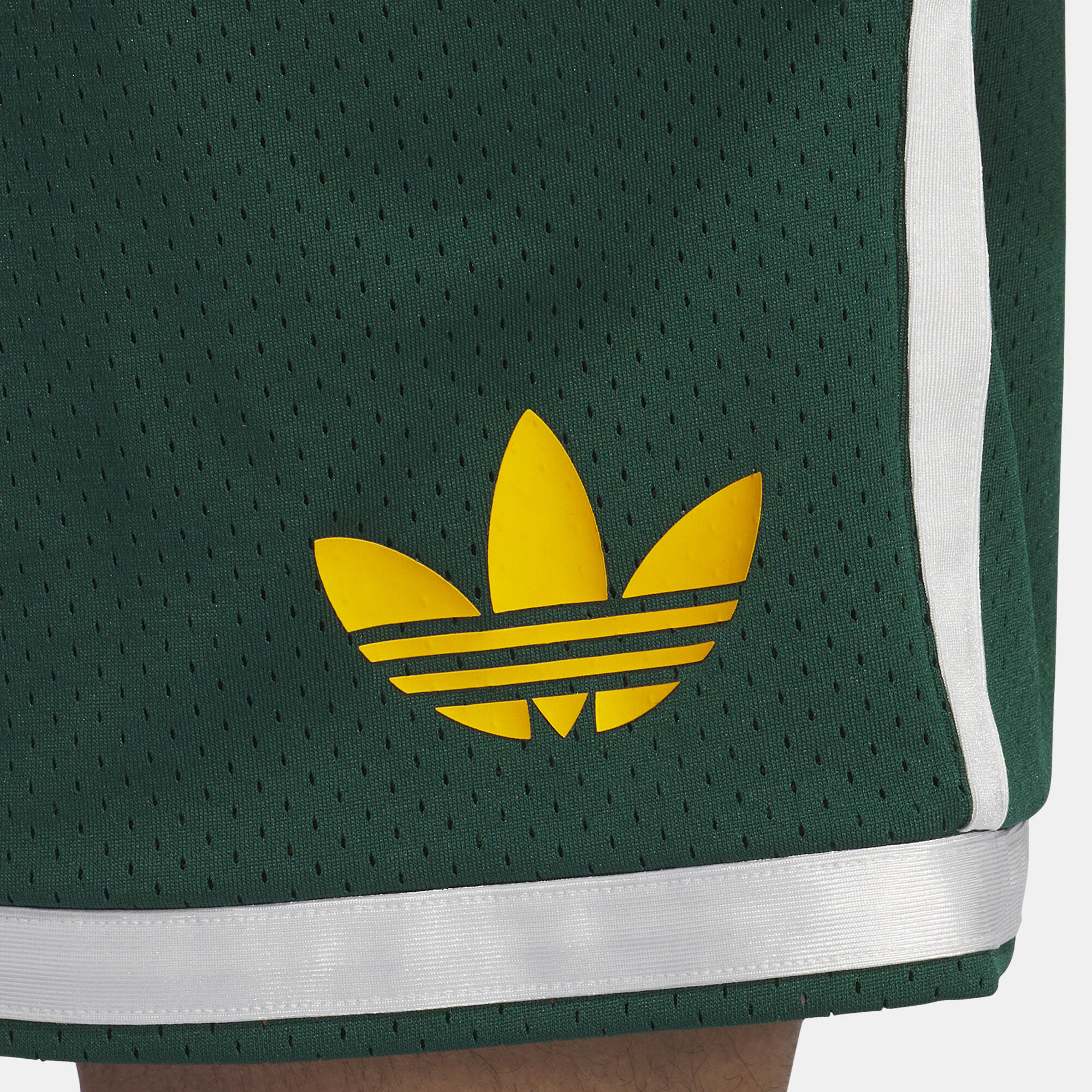 Trefoil Logo Basketball Shorts Green adidas in Kuwait SSS