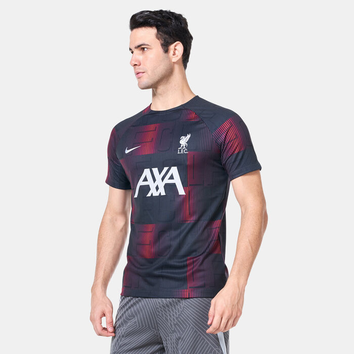 Nike Men's Liverpool F.C. Academy Pro Dri-FIT Football Pre-Match Top Black image number 0