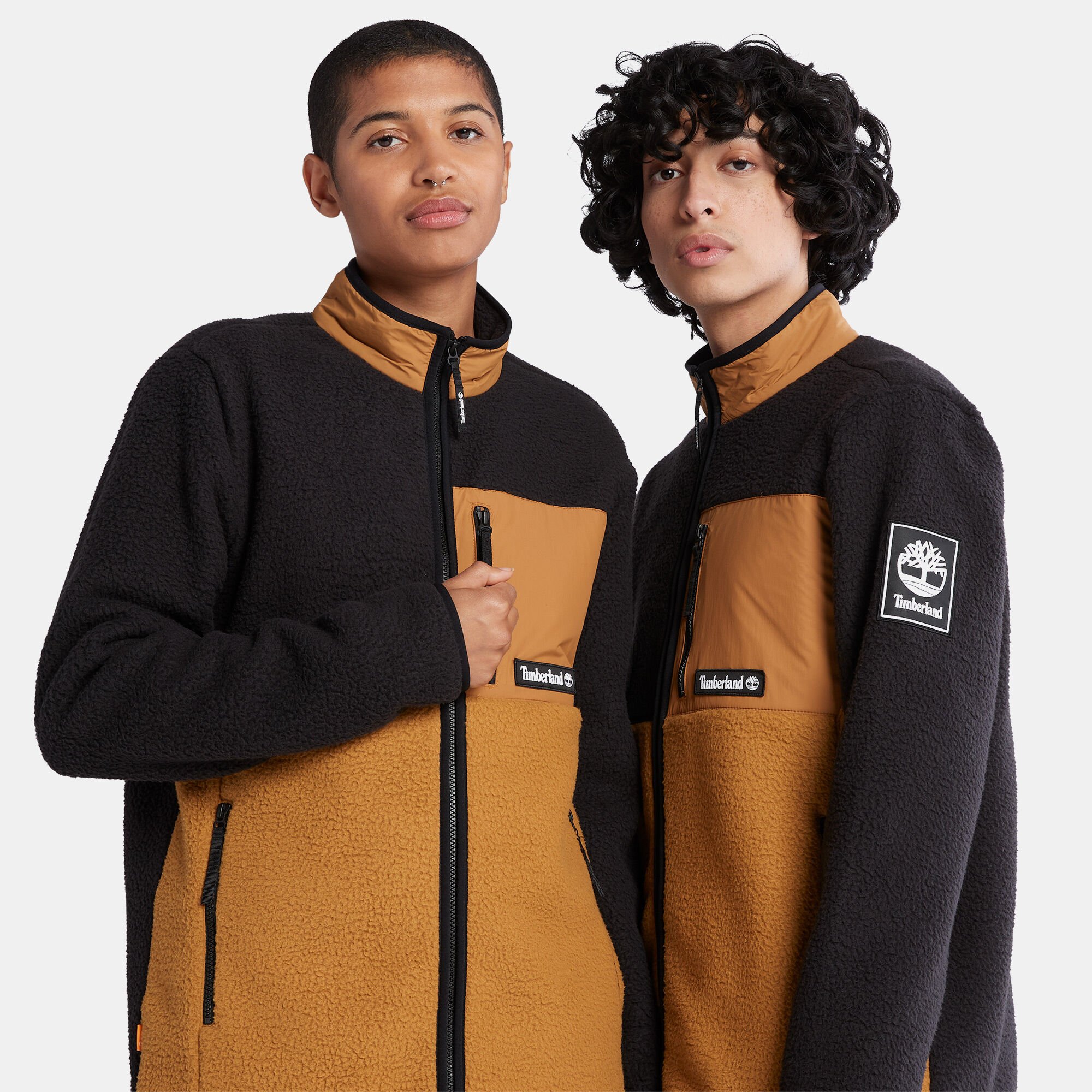 Timberland archive sherpa fleece jacket outlet