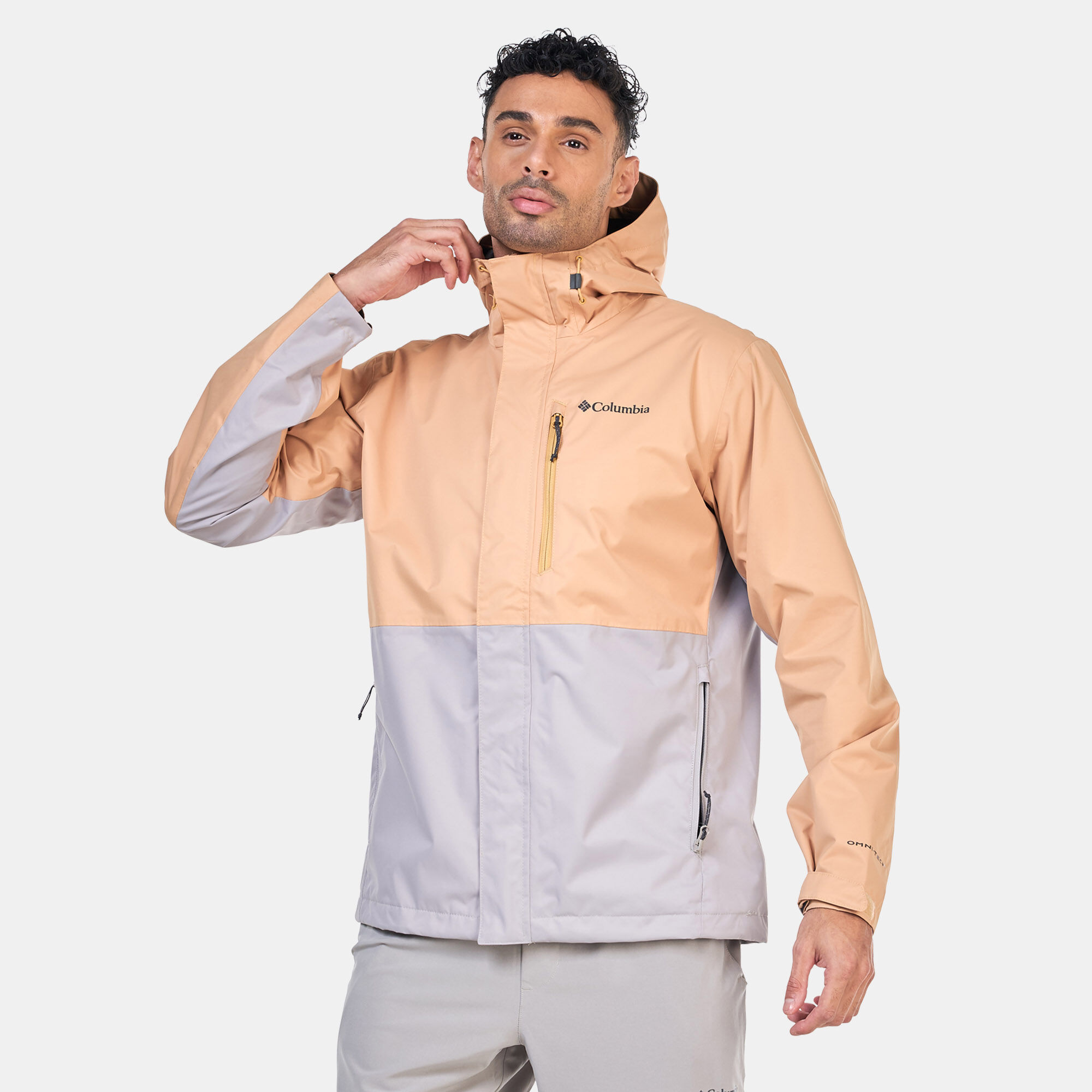 Men s Hikebound Rain Jacket Brown Columbia in Kuwait SSS
