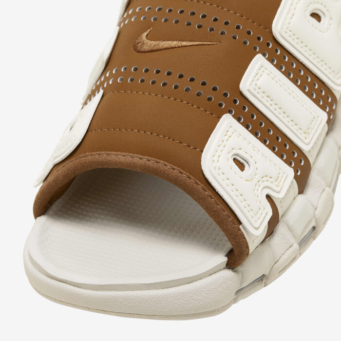 Nike Men's Air More Uptempo Slides Ivory image number 5