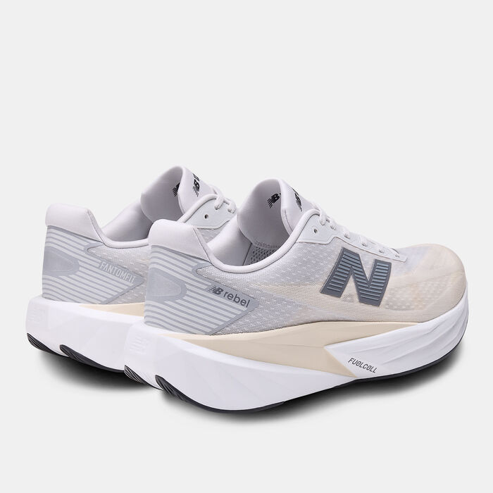 New Balance Men's FuelCell Rebel v5 Shoes Grey image number 2