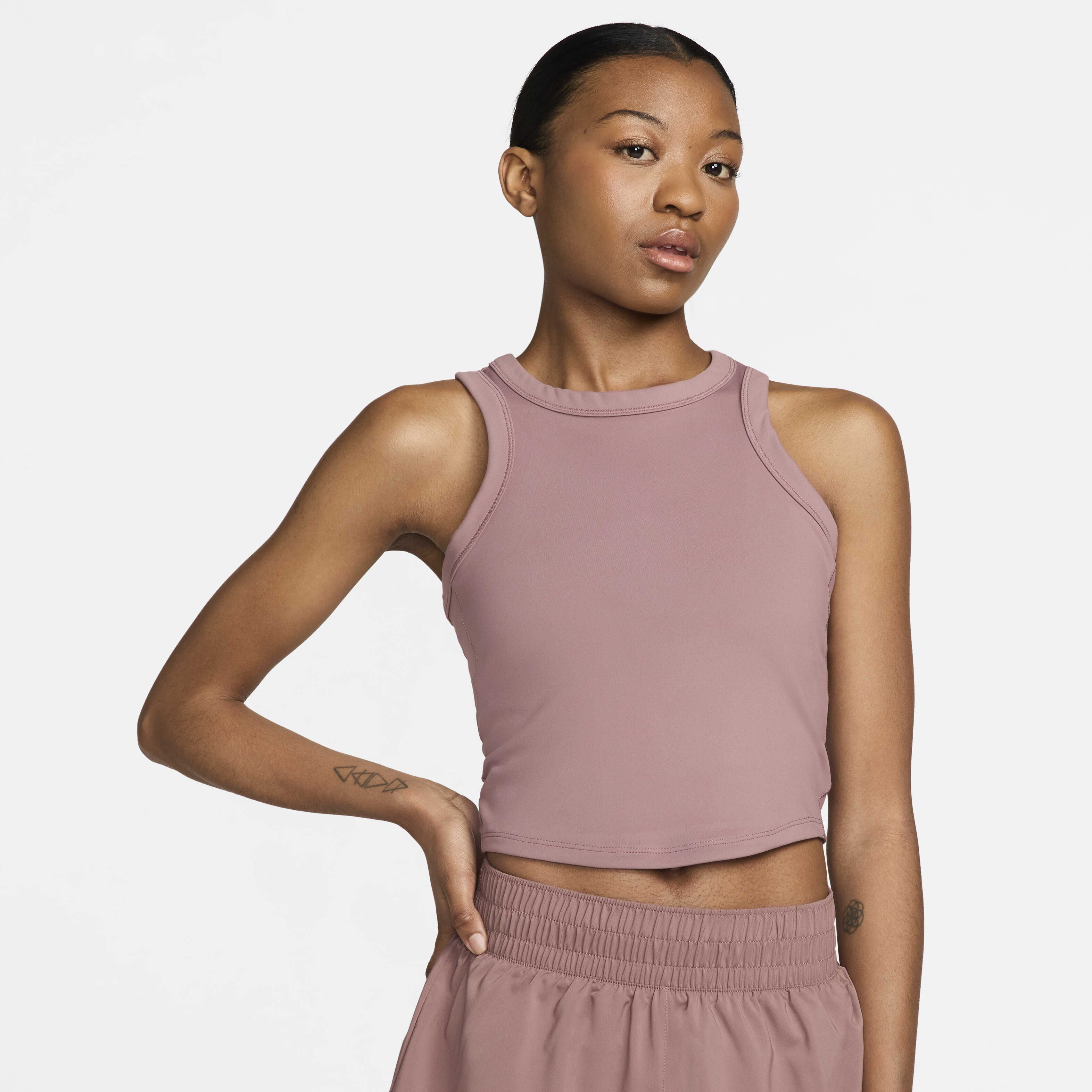 Nike cropped training top best sale