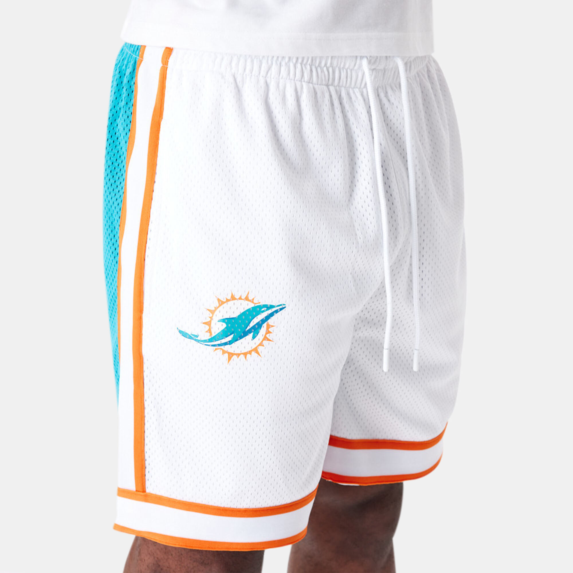 Men s NFL Miami Dolphins Colourblock Shorts White New Era in Kuwait SSS