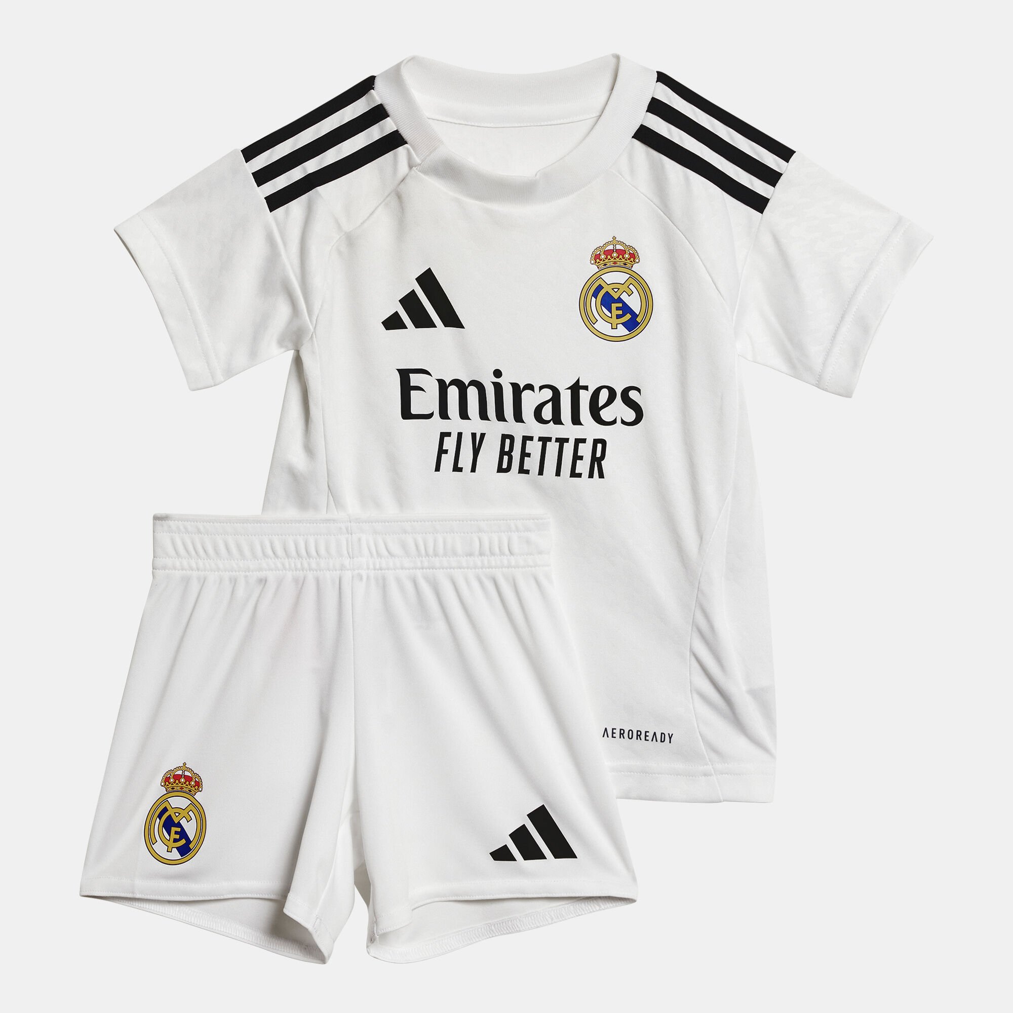 Kids Real Madrid 24 25 Home Replica Football Kit Baby and Toddler White adidas in Kuwait SSS