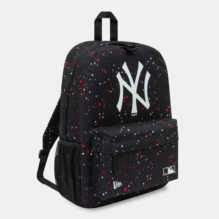 New Era New York Yankees Allover Print Stadium Backpack Black image number 1