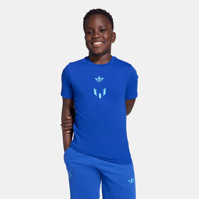 adidas Kids' Messi T-Shirt Blue