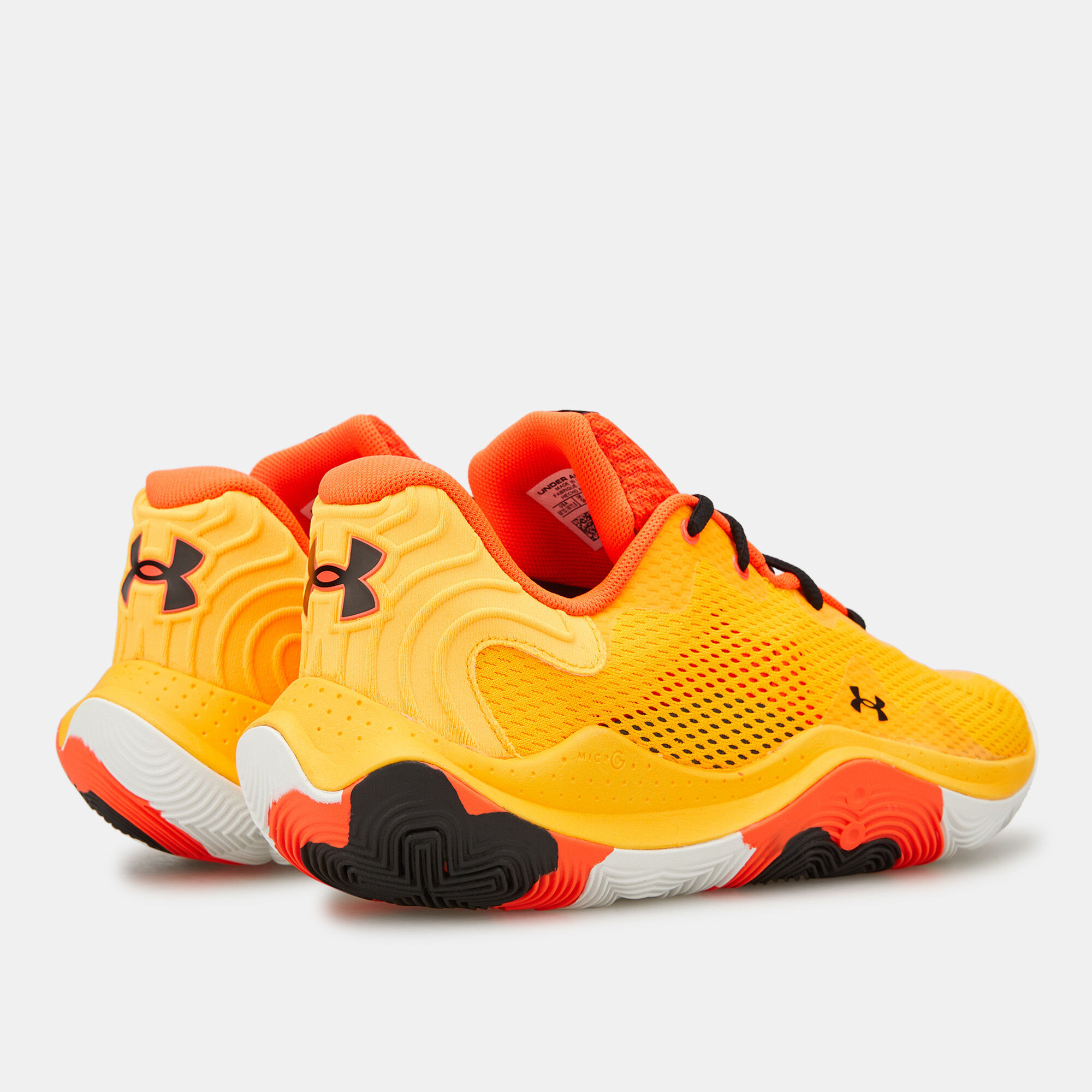 UA Spawn 4 Shoe Orange Under Armour in Kuwait SSS