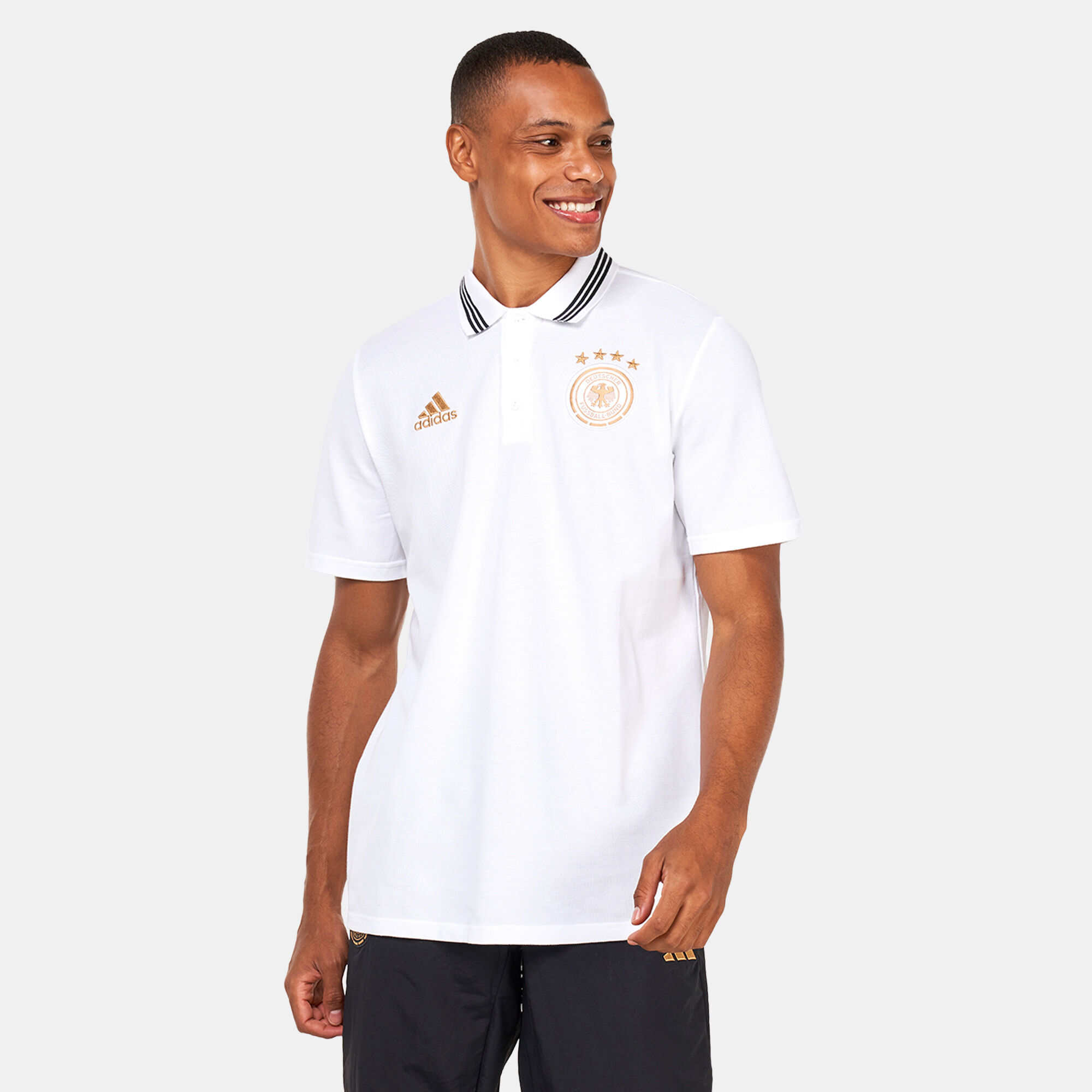 Buy adidas Men s Germany DNA Polo Shirt White in Kuwait SSS