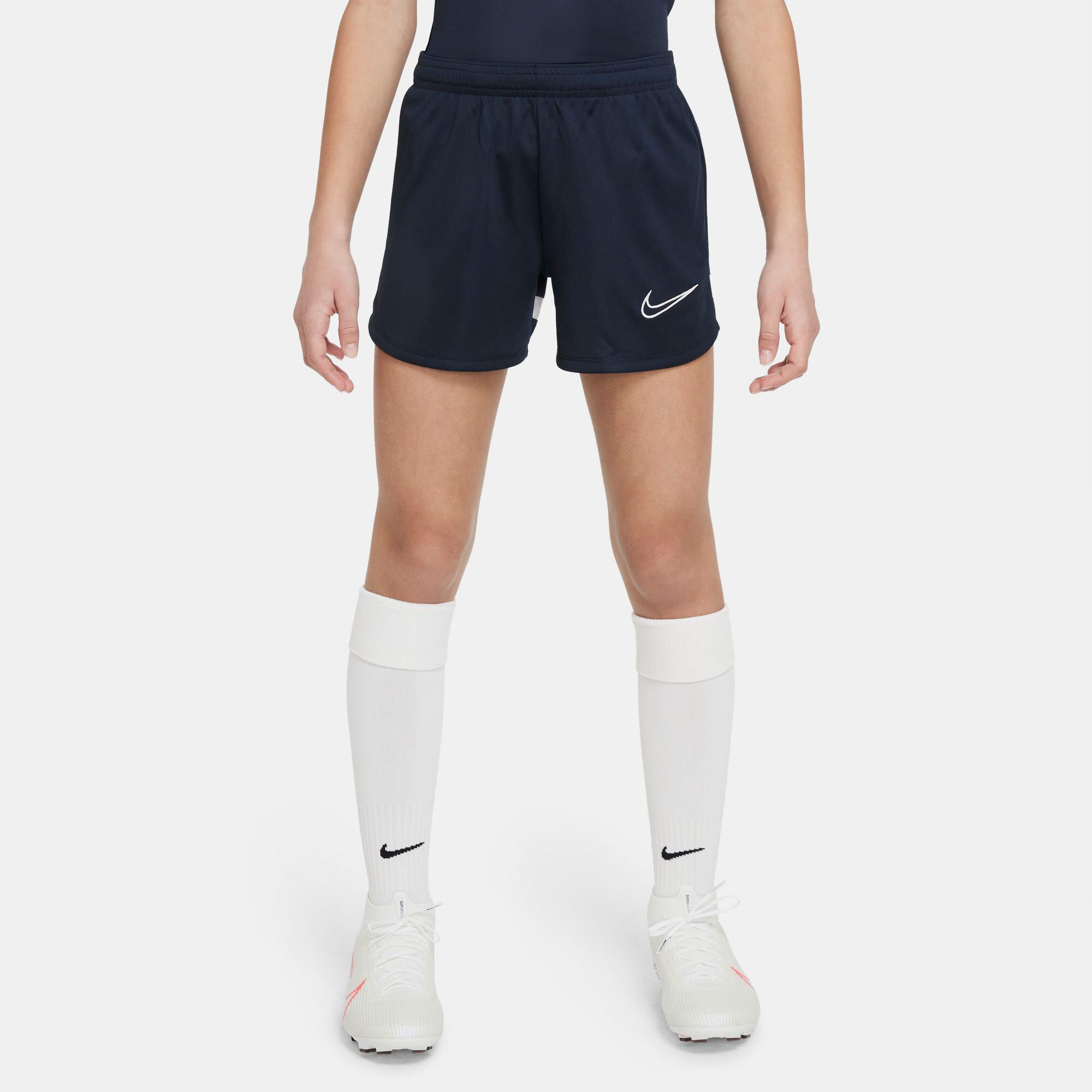 Kids Dri FIT Academy Knit Football Shorts Older Kids Blue Nike in Kuwait SSS