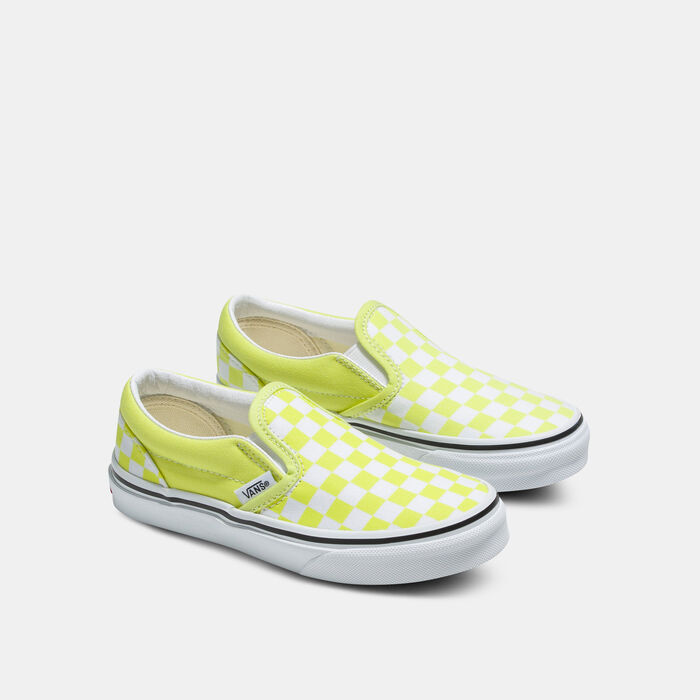Vans Kids' Classic Slip-On Shoes Pink image number 1