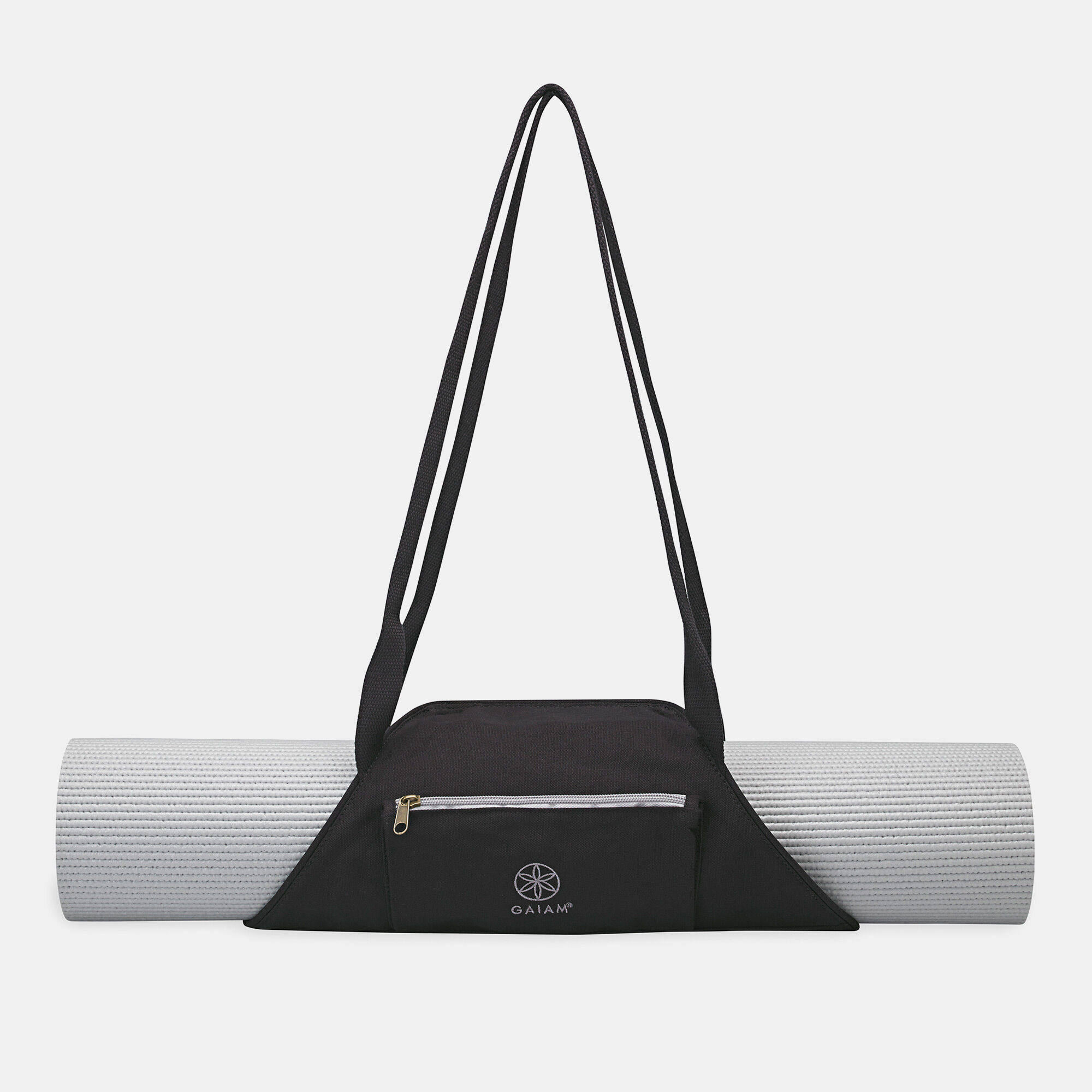 Gaiam on the go yoga mat carrier best sale