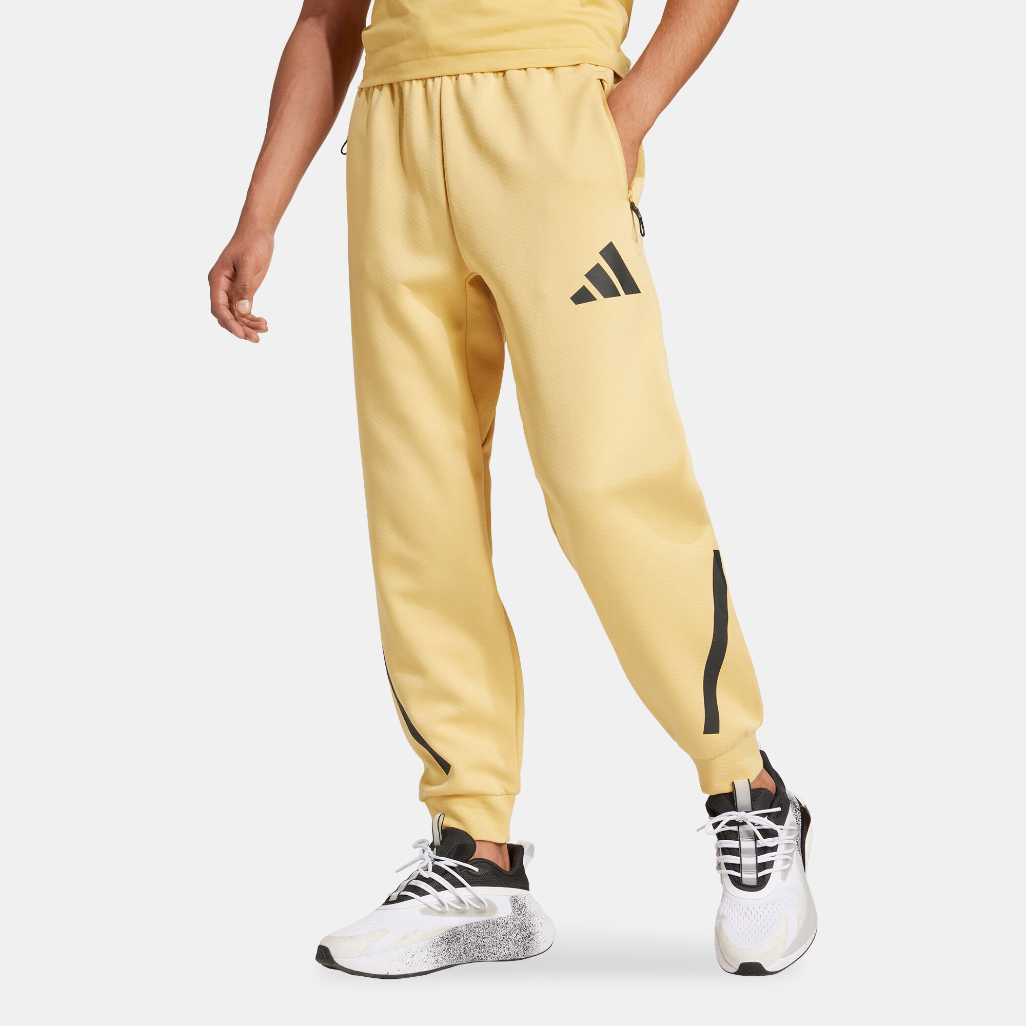 Yellow adidas tracksuit pants clearance