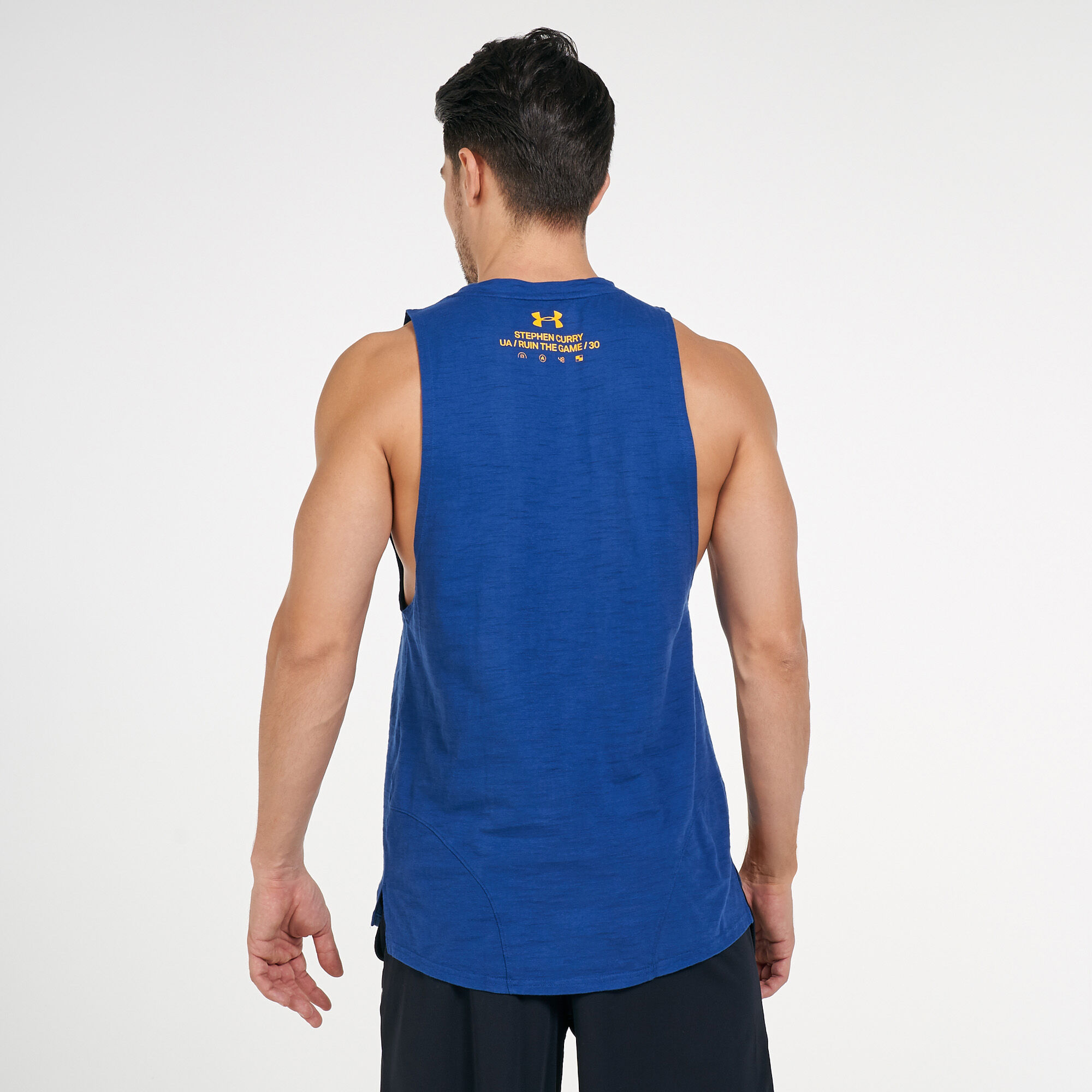 Buy Under Armour Men s SC30 Basketball Tank Top Blue in Kuwait SSS