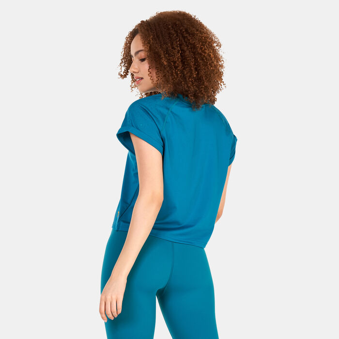 SQUATWOLF Women's Boxy T-Shirt Blue image number 1