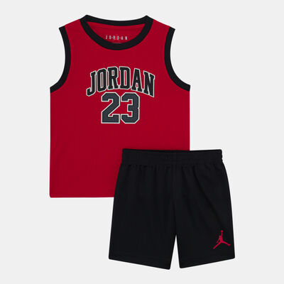 Jordan Kids' 23 2-Piece Jersey Set Red