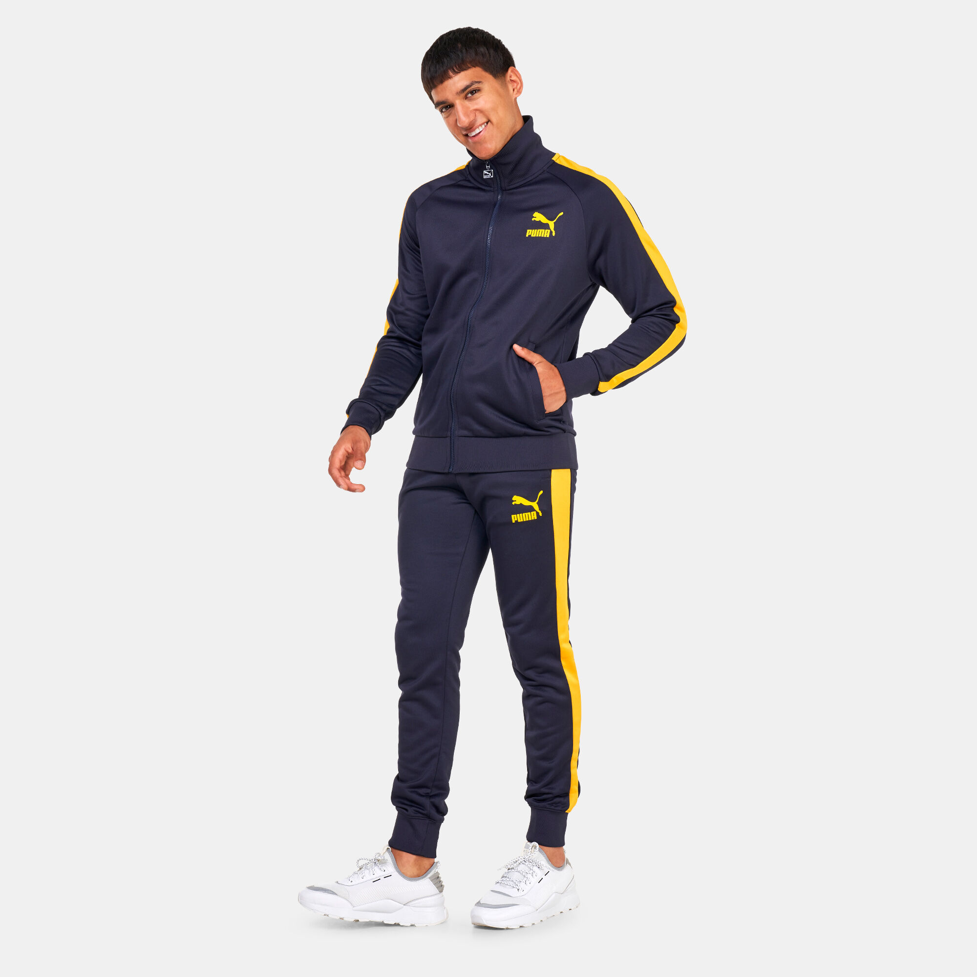 Puma iconic tracksuit discount