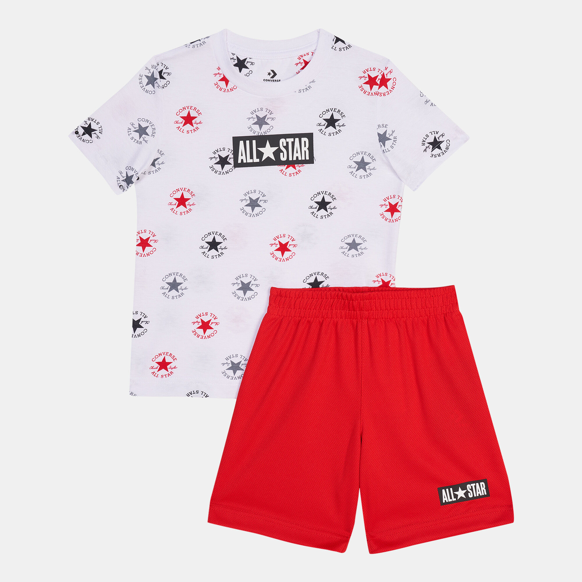 Converse t top shirt kids red