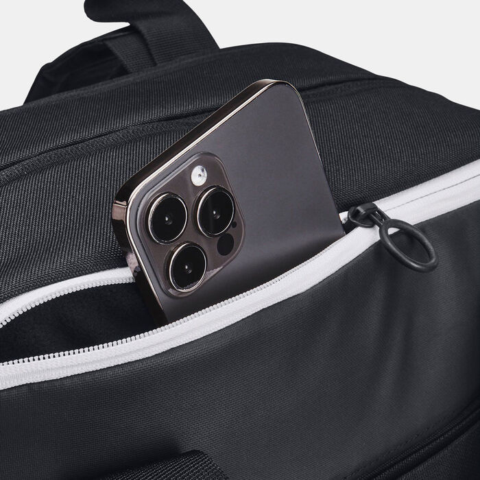 Under Armour Project Rock Box Duffle Backpack Black image number 4