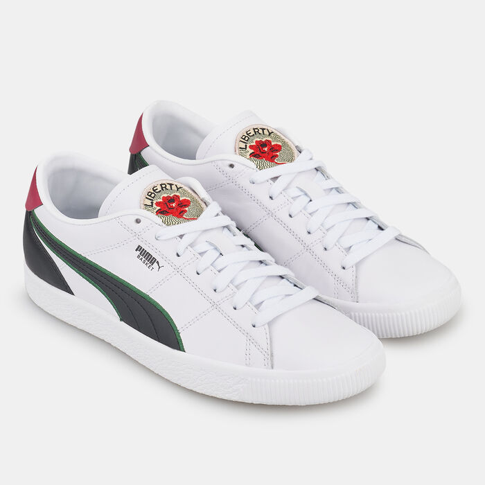 PUMA Women's x LIBERTY Basket VTG Shoe White image number 1