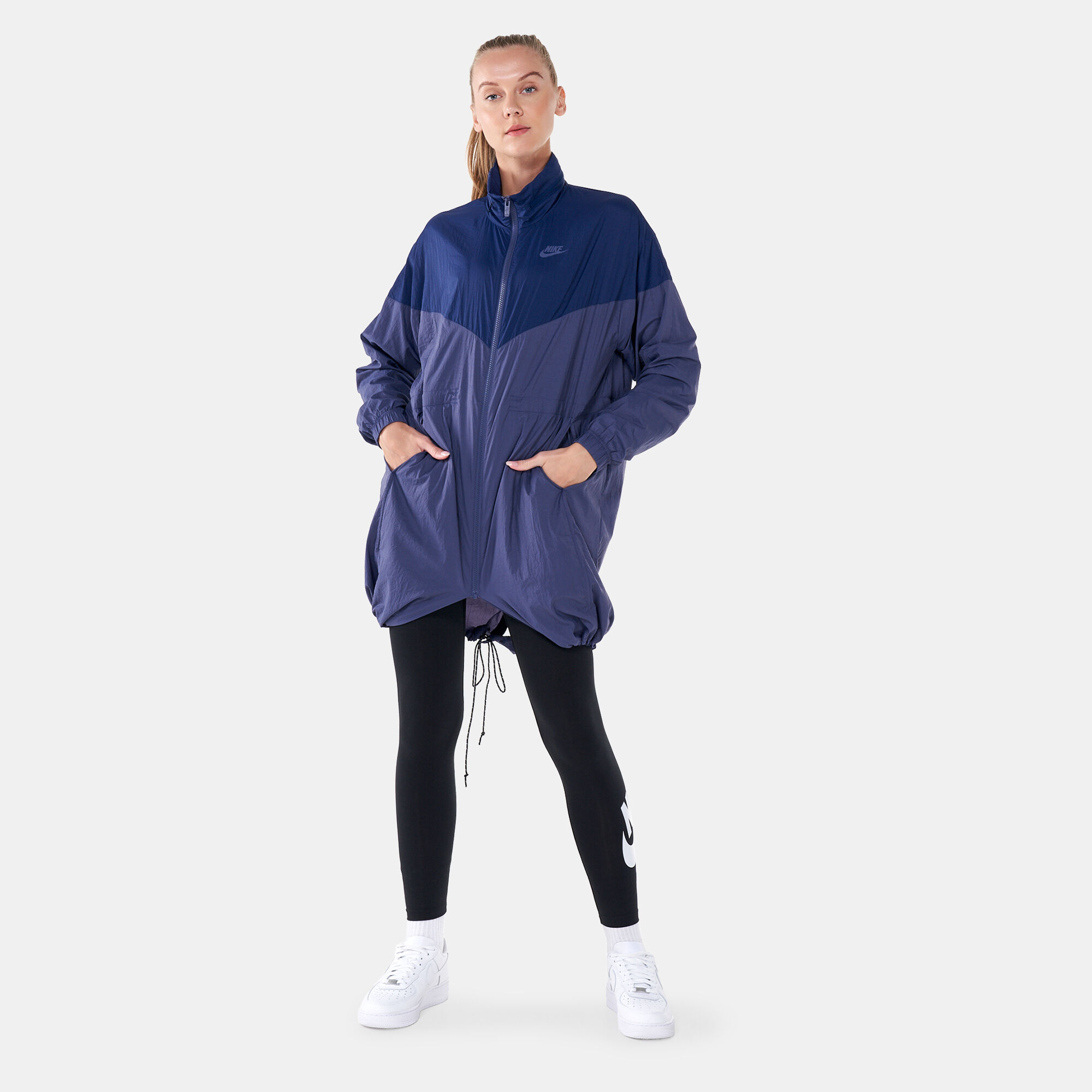 Buy Nike Women s Sportswear Windrunner Trench Jacket Purple in
