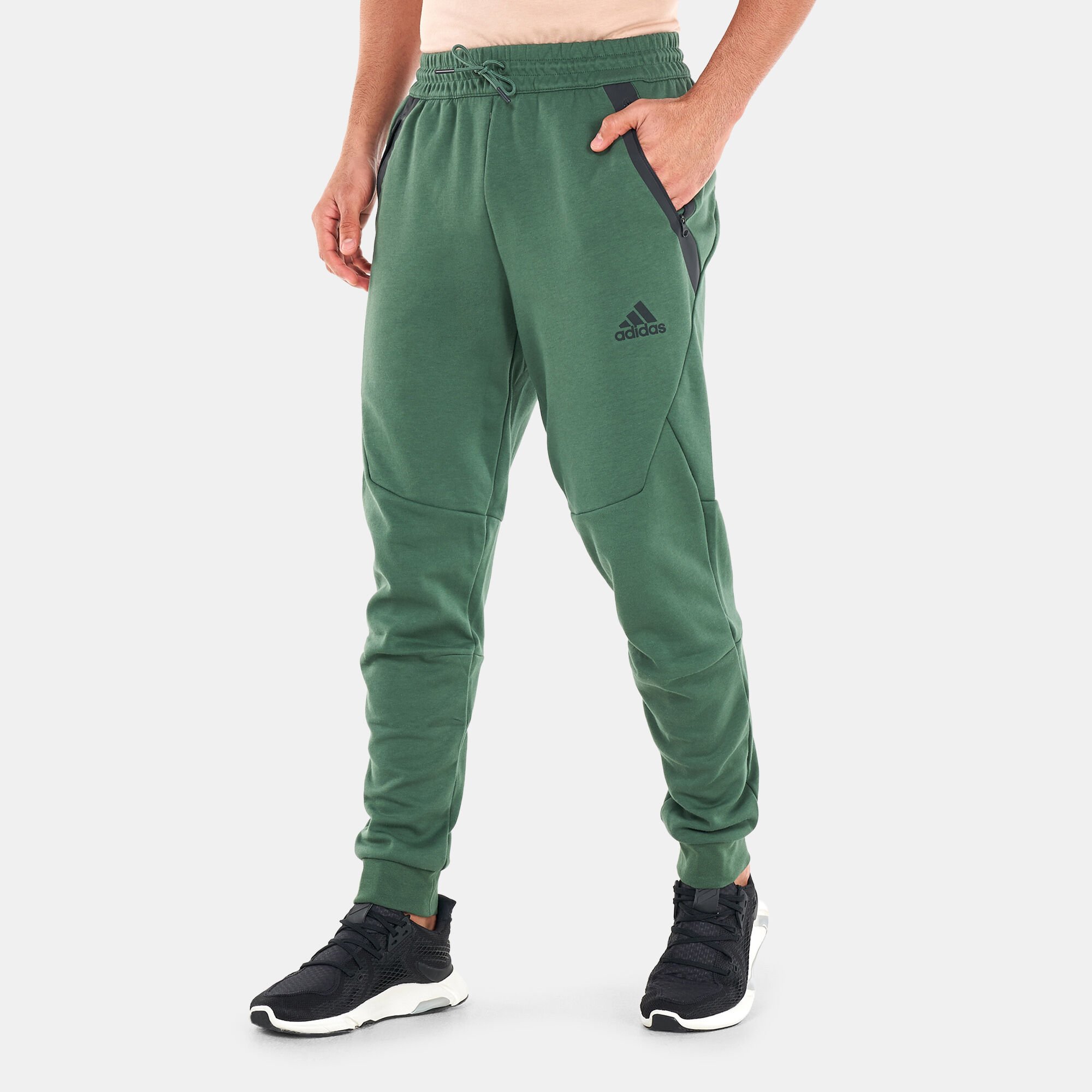 Adidas joggers mens green deals