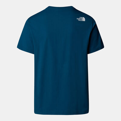The North Face Men's Mountain Line T-Shirt Blue