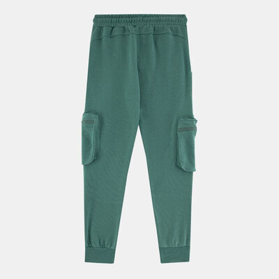 Sun and Sand Sports Kids' Cargo Joggers Green