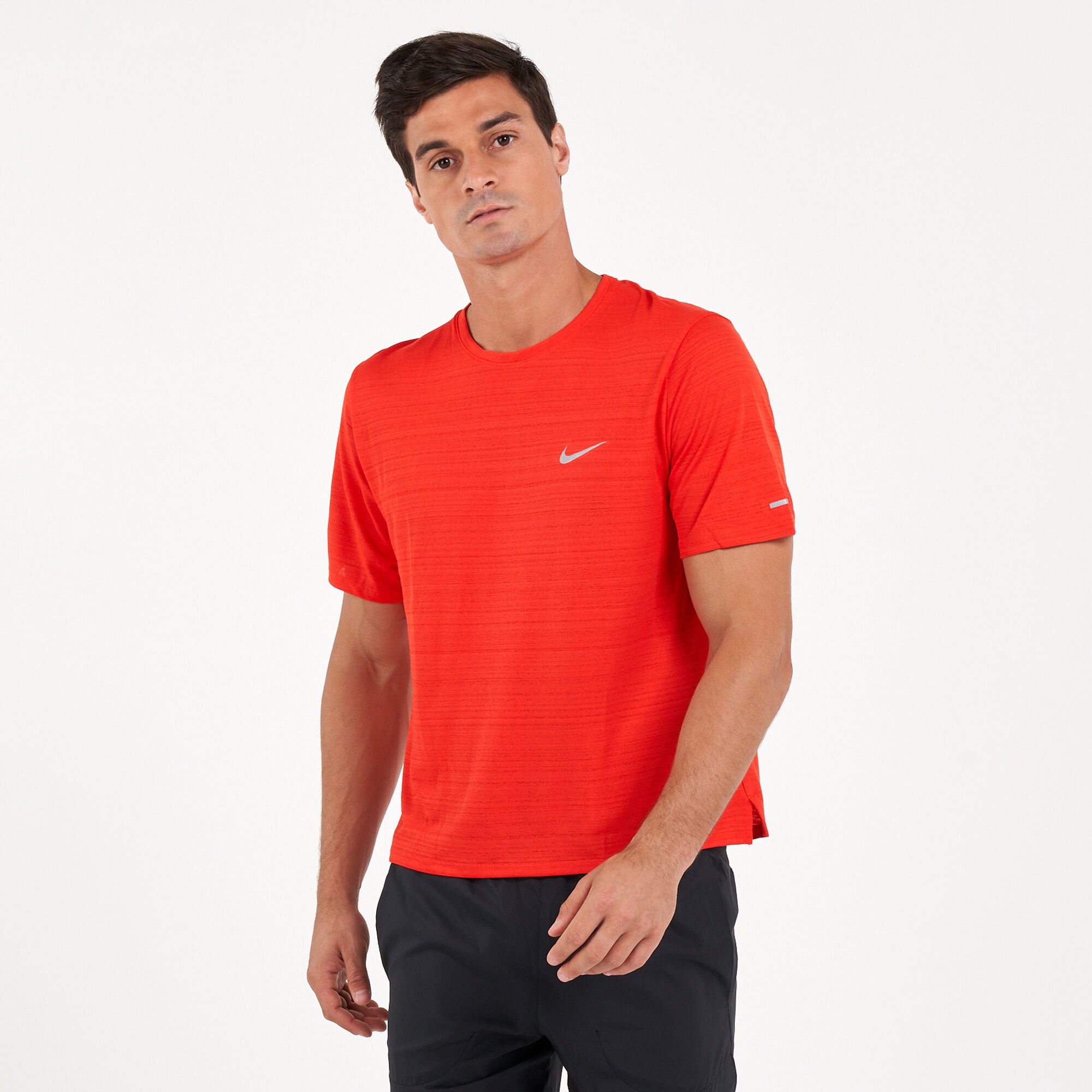 Men s Dri FIT Miler T Shirt Red Nike in Kuwait SSS