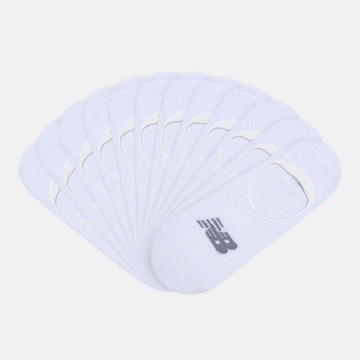 New Balance Performance Cotton Unseen Linear Socks (6 Pack) White image number 0