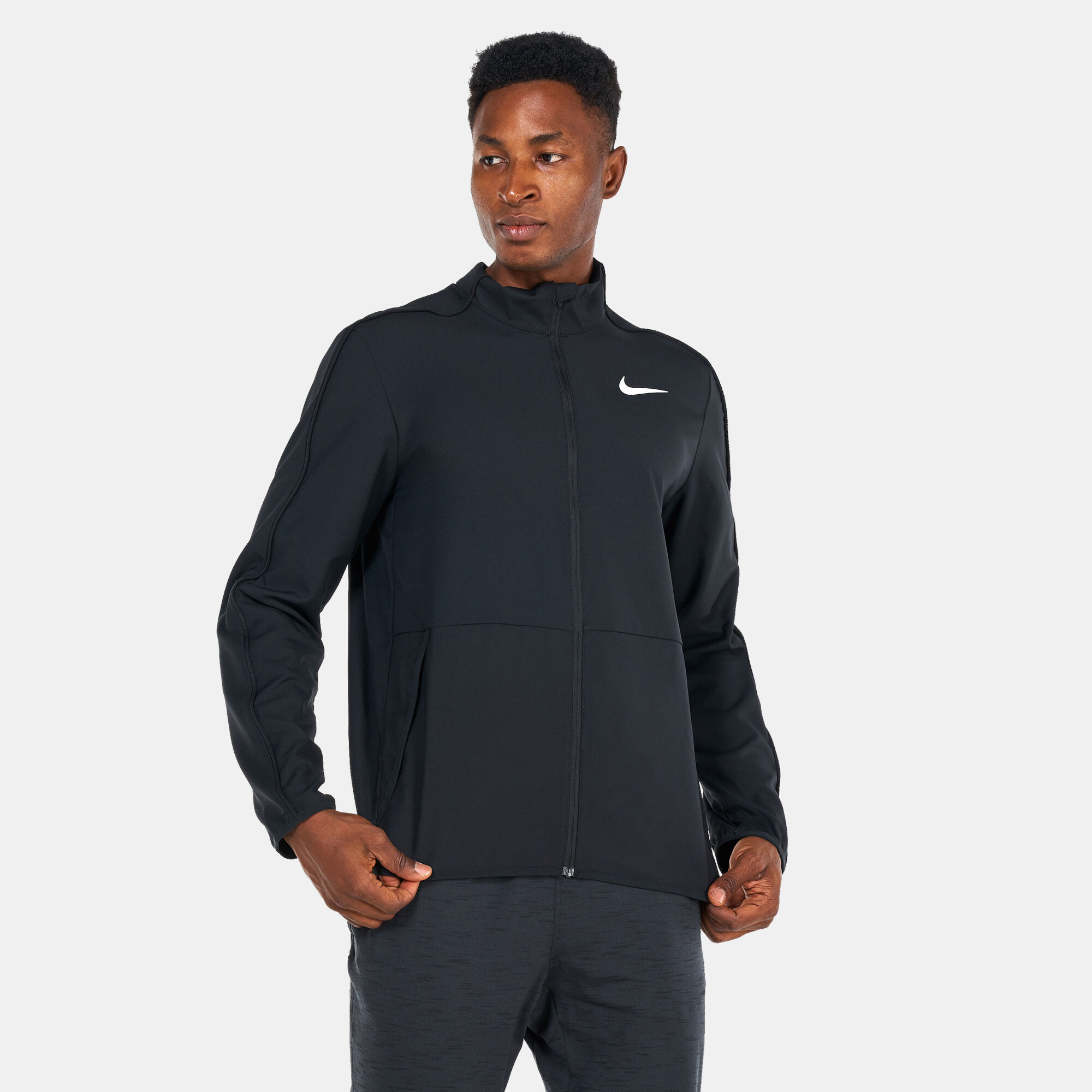 Men s Dri FIT Woven Training Jacket Black Nike in Kuwait SSS