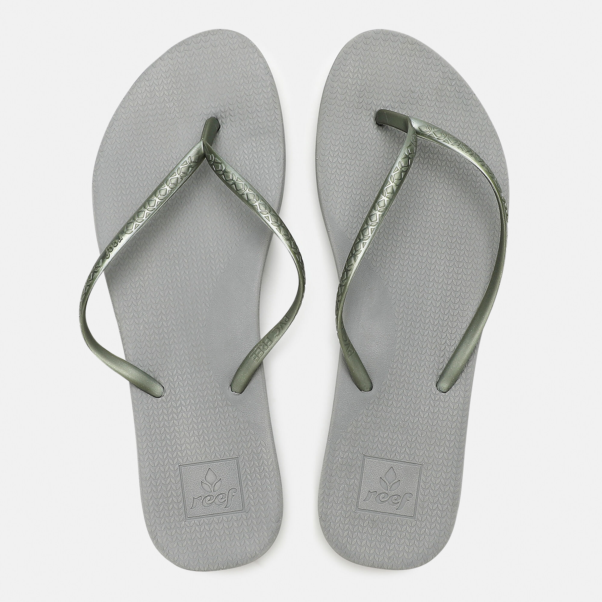 Reef pewter flip flops hotsell