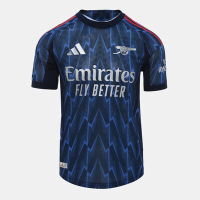 adidas Men's Arsenal 25/26 Away Authentic Football Jersey Blue