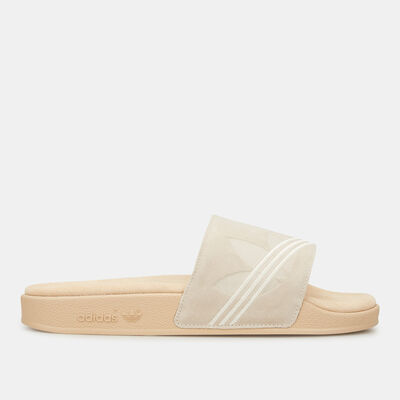 adidas Originals Men's Adilette Premium Slides Beige