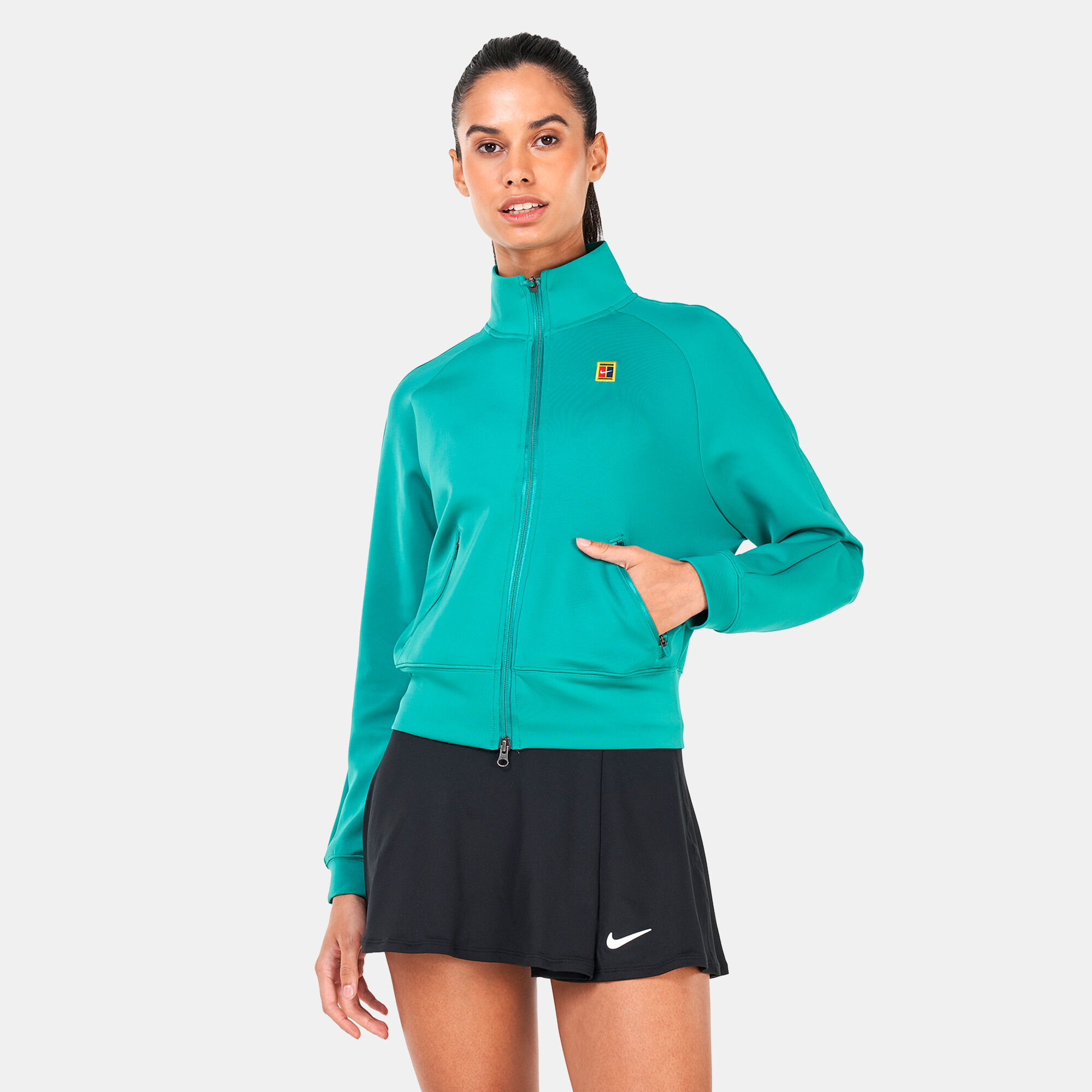 Nike tennis jacket women's clearance