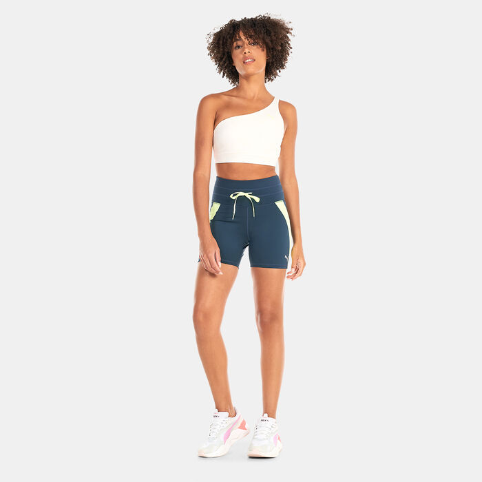 PUMA Women's High-Rise Running Legging Shorts Blue image number 2