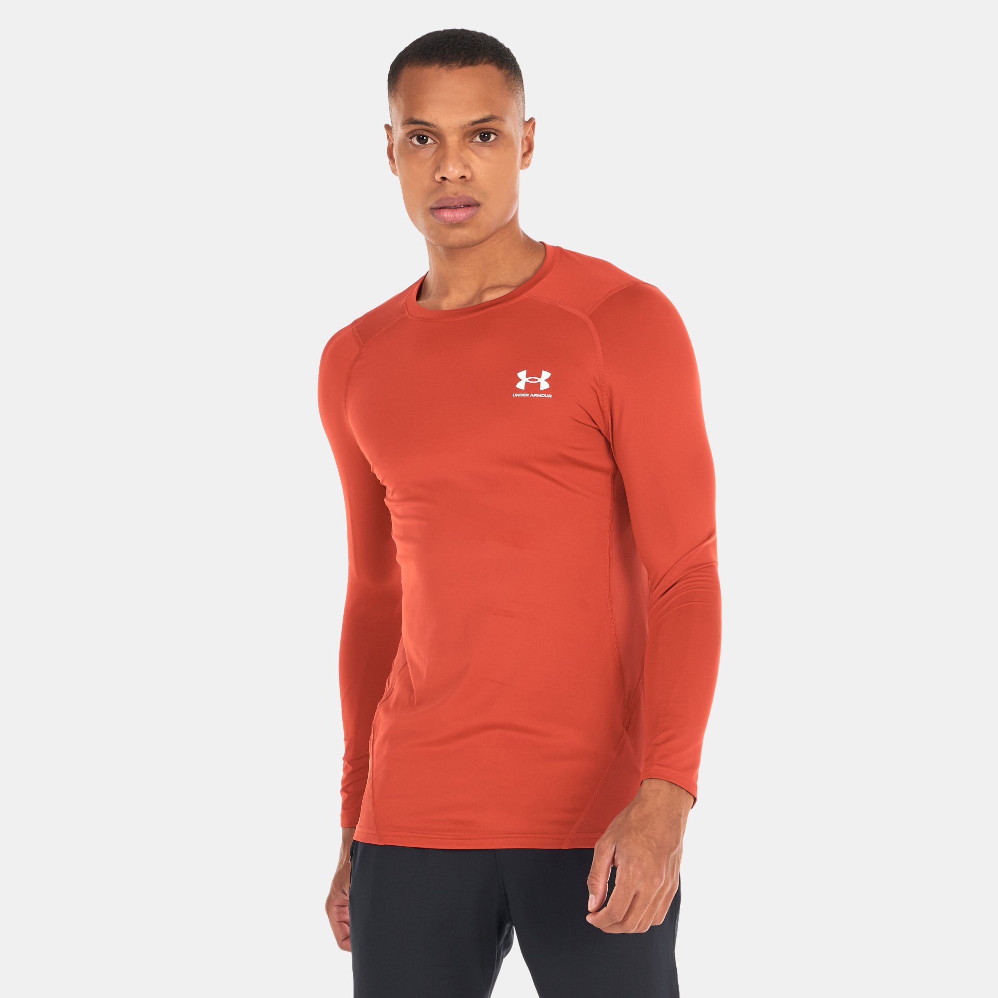 Under armour online long sleeve red