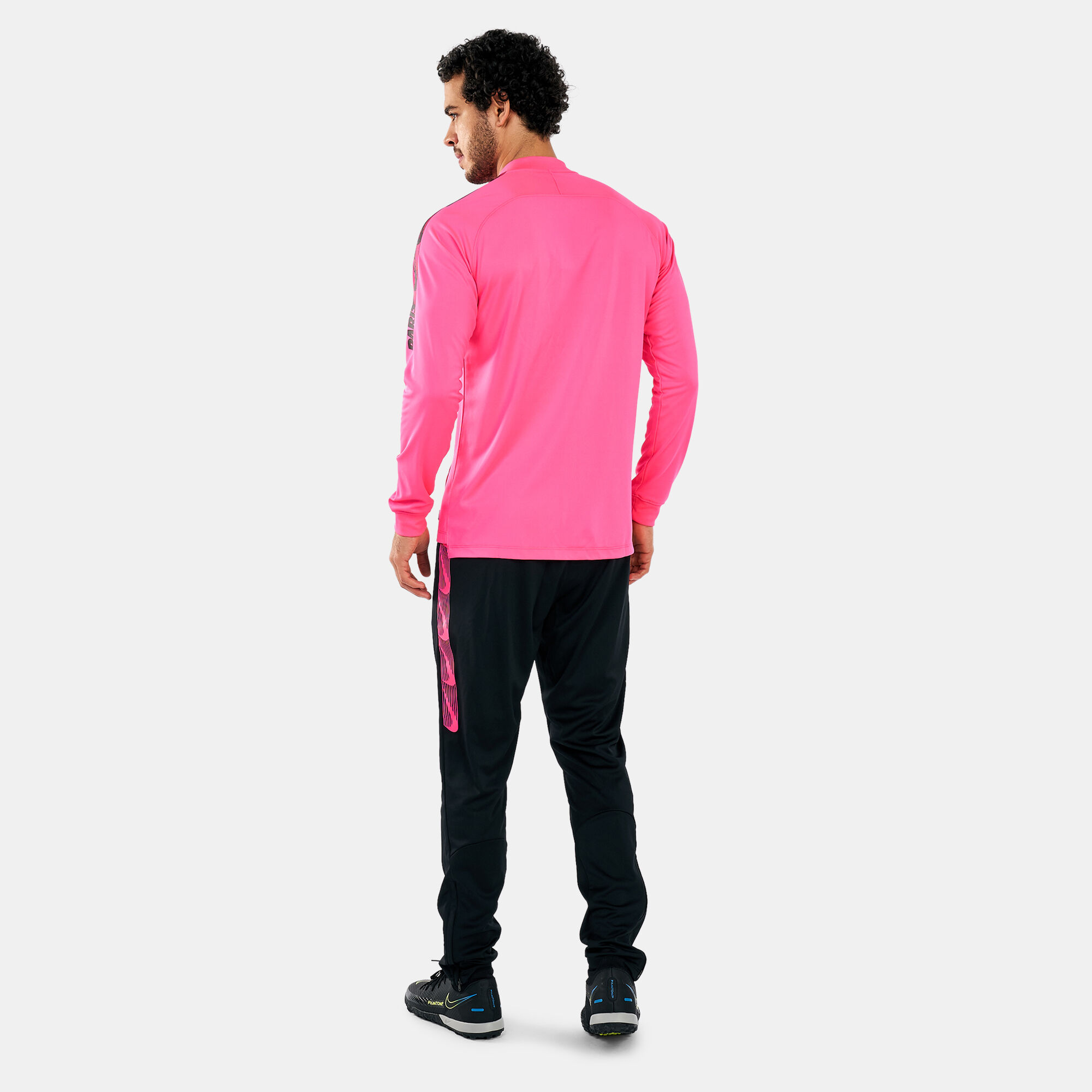 Pink nike on sale tracksuit mens