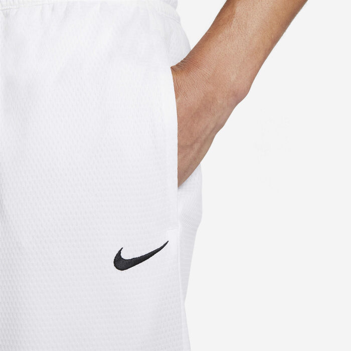 Nike Men's Icon Dri-FIT Basketball Shorts White image number 3