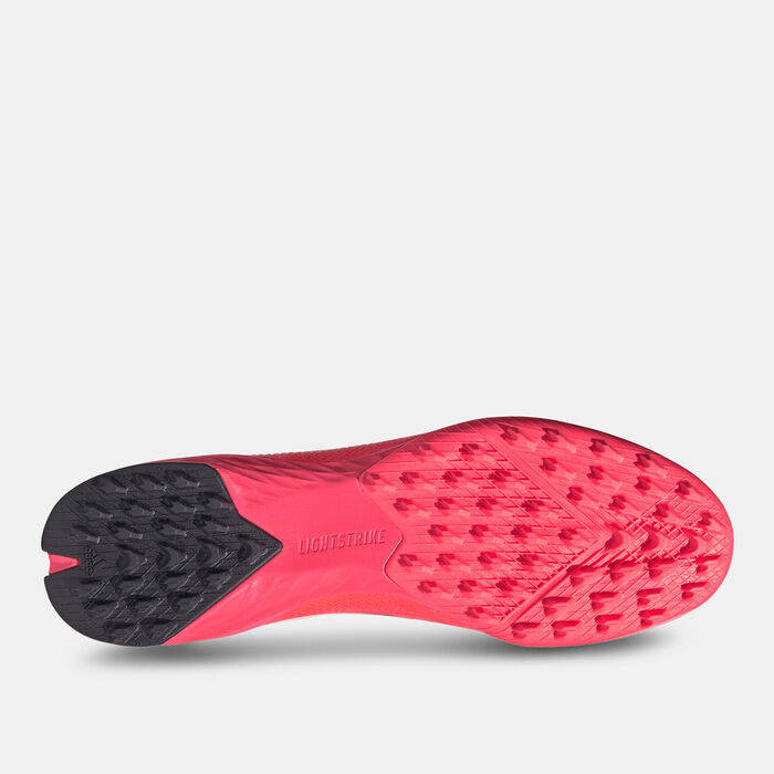 adidas Men's F50 Pro Turf Ground Football Shoes Pink image number 3