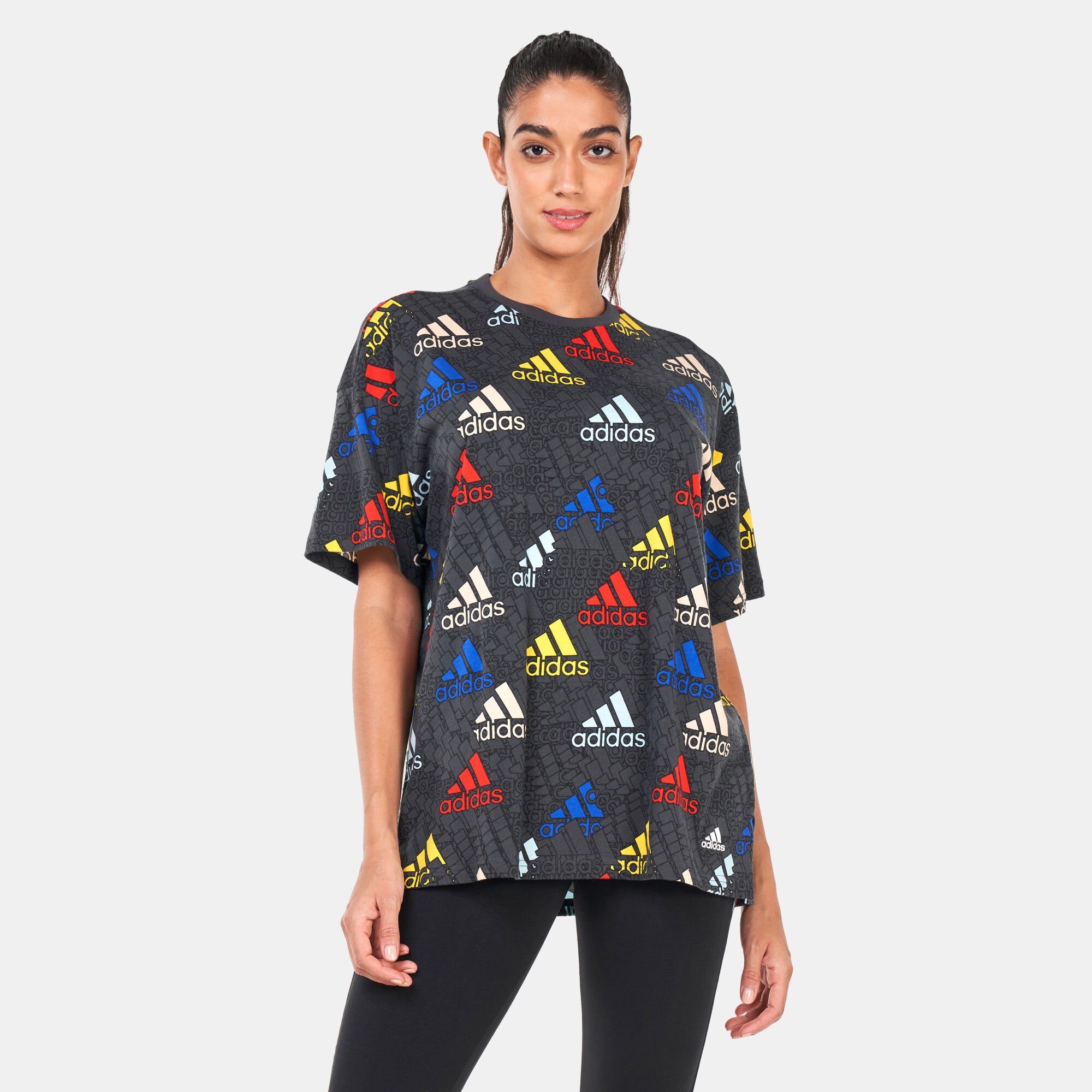 Buy adidas Women s Essentials Boyfriend T Shirt Multi in Kuwait SSS
