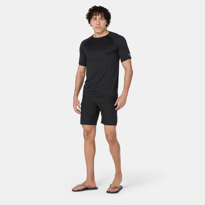 Sun and Sand Sports Men's Rashguard Black image number 2
