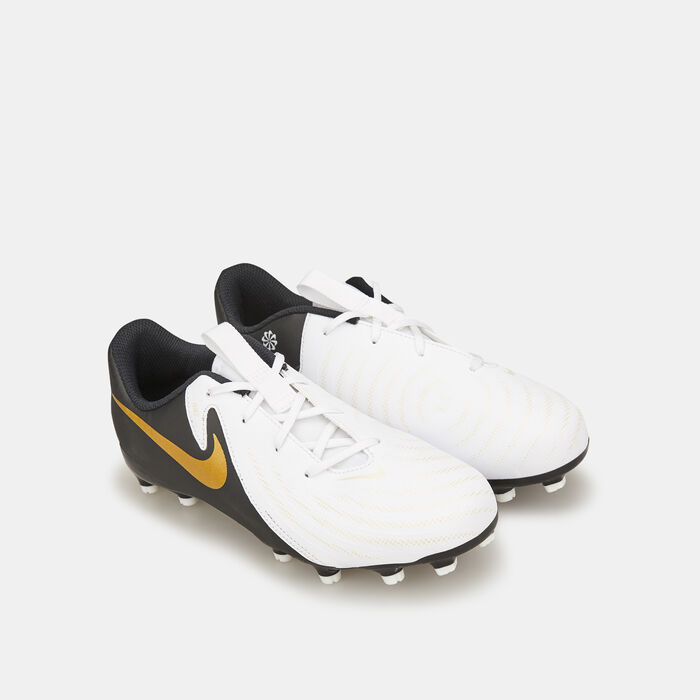 Nike Kids' Phantom GX 2 Academy Multi-Ground Football Shoes White image number 1