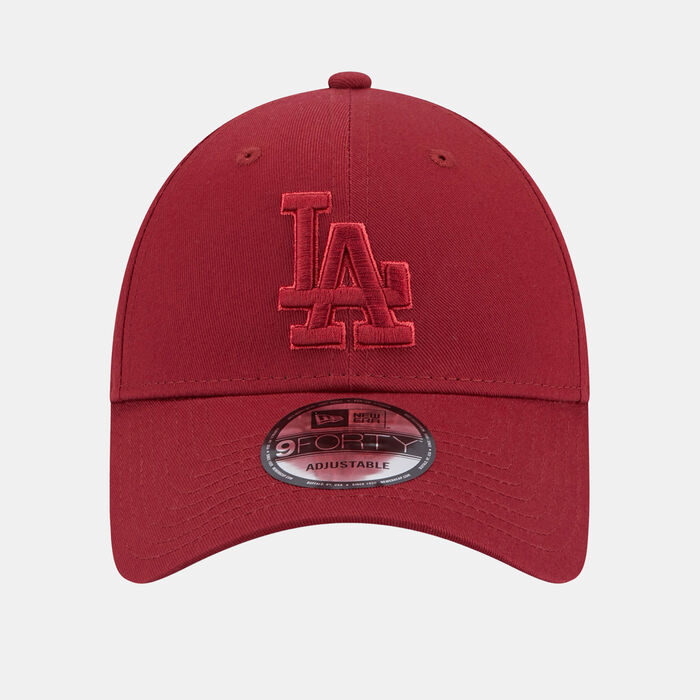 New Era Men's Team Outline 9FORTY Los Angeles Dodgers Cap Red image number 0