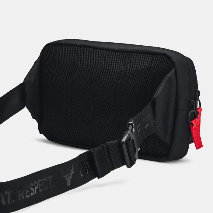 Under Armour Men's Project Rock Waist Pack Black image number 2