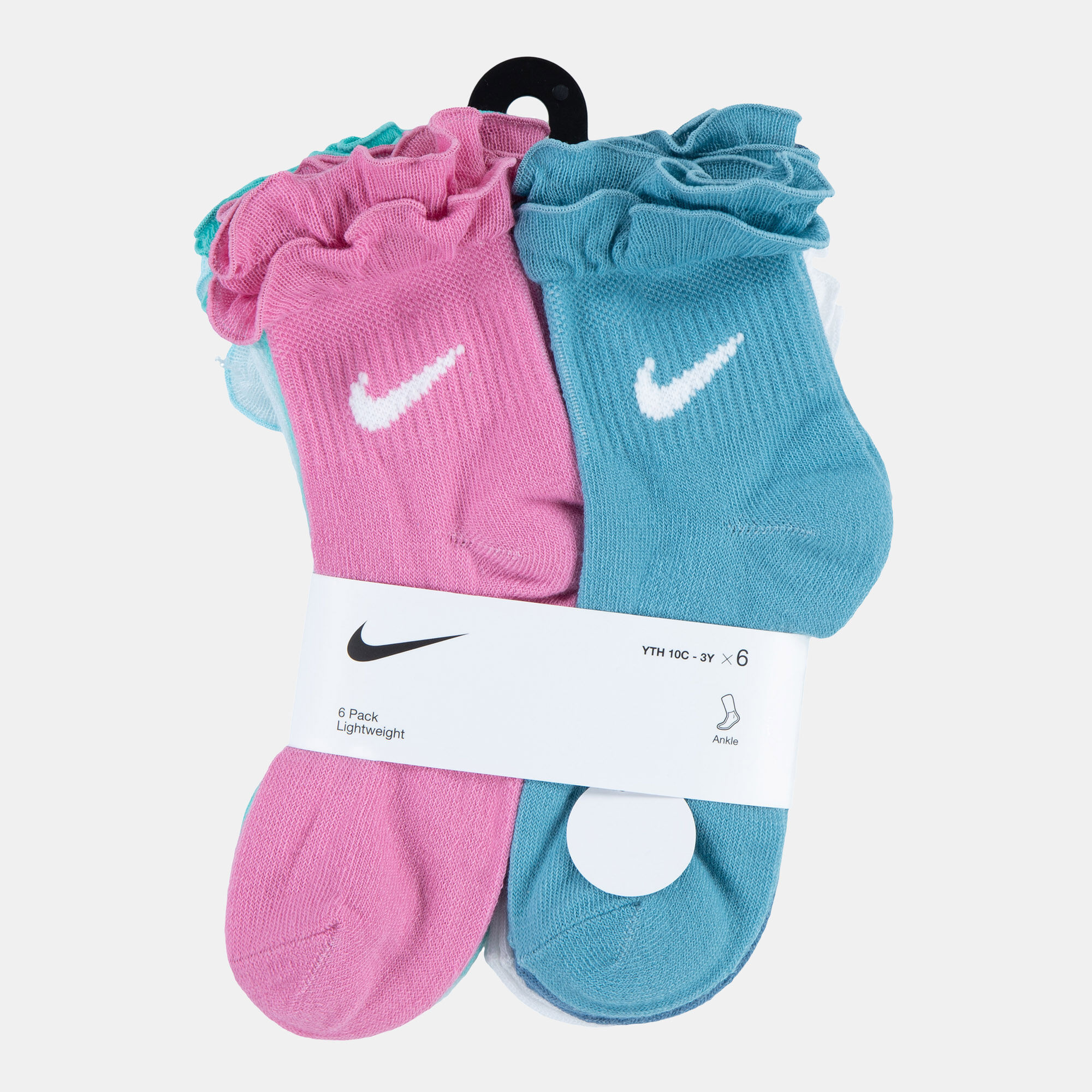 nike frilly ankle socks